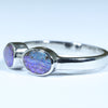 Sterling Silver - X2 Solid Queensland Boulder Opals