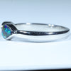 Silver Opal Ring Side View