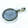 Solid Opal Gold Pendant Rear View