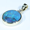 10k Gold - Solid Black Opal - Natural Diamond