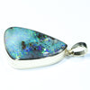 Gold Opal Pendant Side View
