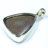 Solid Opal Gold Pendant Rear View