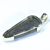 Solid Opal Gold Pendant Rear View