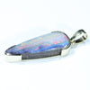 Gold Opal Pendant Side View - Gold Photo Corners