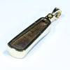 Solid Opal Gold Pendant Rear View