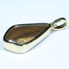 Solid Opal Gold Pendant Rear View