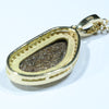 Solid Opal Pendant Rear View