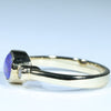 Lightning Ridge Crystal Opal and Diamond Gold Ring - Size 6.5 US Code - EM161