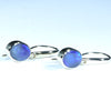 Natural Australian Black Opal Gold Earrings (9.5 x 7mm) Code EE55