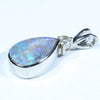 Sterling Silver - Solid Lighting Ridge Crystal Opal - Natural Diamond