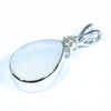 Sterling Silver - Solid Lighting Ridge Crystal Opal - Natural Diamond 