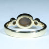 Queenslad Boulder Opal and Diamond Gold Ring - Size 6.5 US Code - EM16J