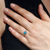 Queenslad Boulder Opal and Diamond Gold Ring - Size 6.5 US Code - EM16J