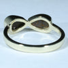 Queensland Boulder Opal Gold Ring Size - 6.5 US Code  EM192