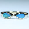 Natural Australian Boulder Opal Gold Ring