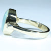 Mintabie Solid Dark Opal Gold Ring  - Size 7.5 Code - EM183