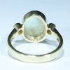 Mintabie Solid Opal Gold Ring  - Size 7.75 Code - EM190