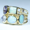 Gorgeous Opal and Gemstone Gold Ring