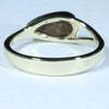 Queensland Boulder Opal Gold Ring Size - 6.25 US Code  EM198
